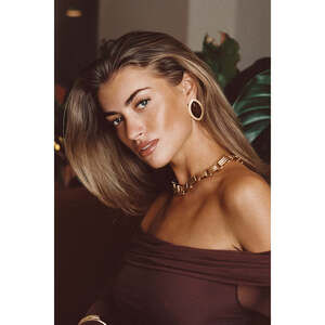 12th Tribe Tiana Stone and Gold Earrings Size O/SO/S